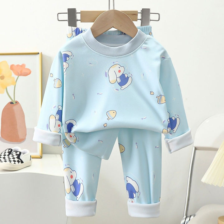 Children's Thermal Pajama Set, 2-piece, warm
