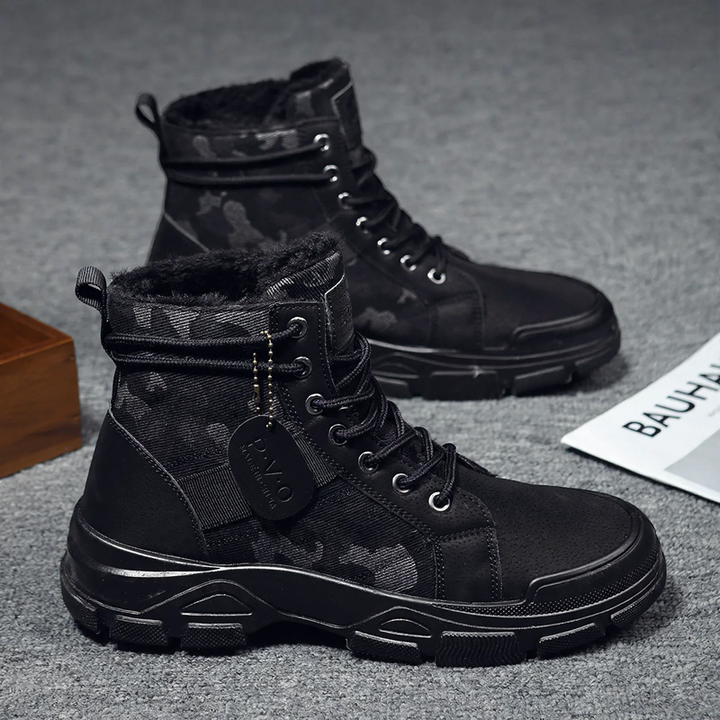 Men's Work Boots, Camouflage, Slip-resistant, Durable