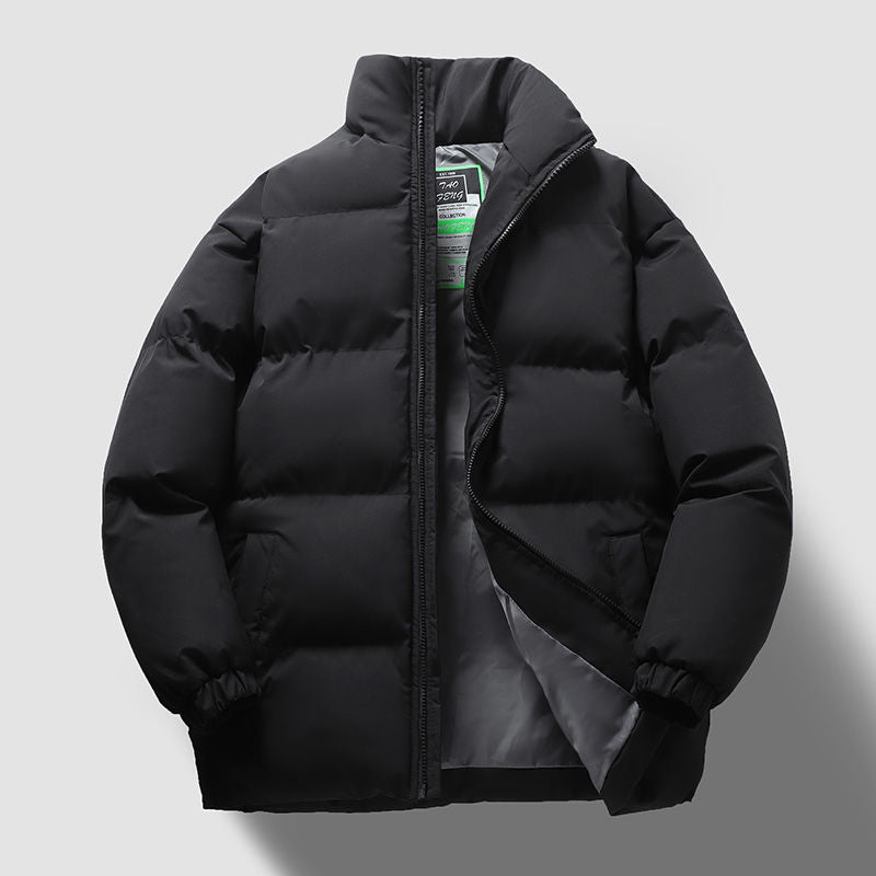 Unisex-Winter jacket, padded, standing collar