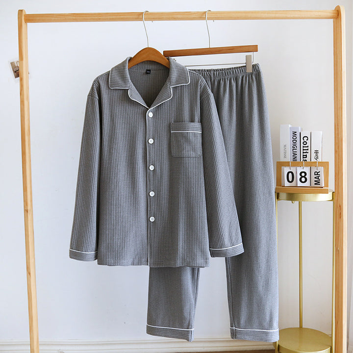 Men's house suit, lined, checked