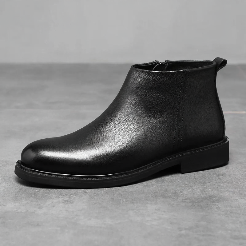 Men's Chelsea boots, PU leather, non-slip, lined