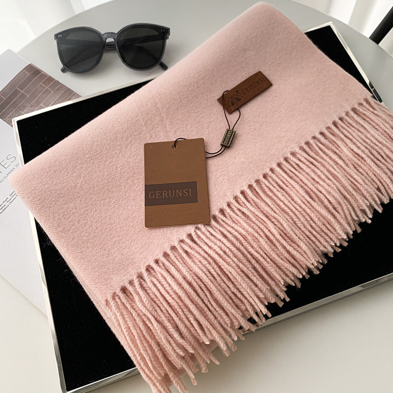 Women's Scarf, solid color, 190x70cm