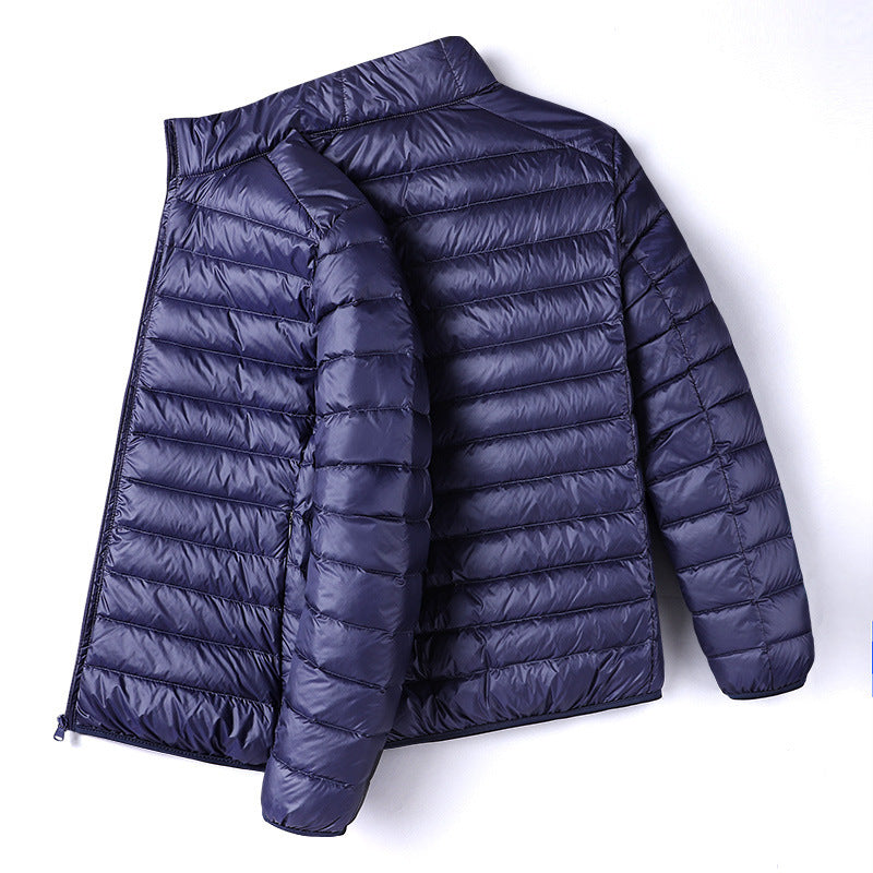 Men's quilted jacket, lightweight, short, padded