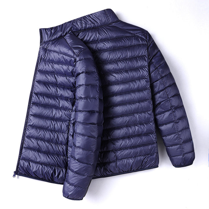 Men's quilted jacket, lightweight, short, padded