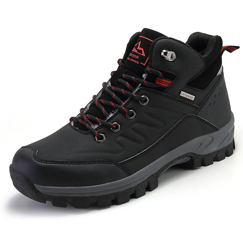 Insulated outdoor winter boots, non-slip and lightweight