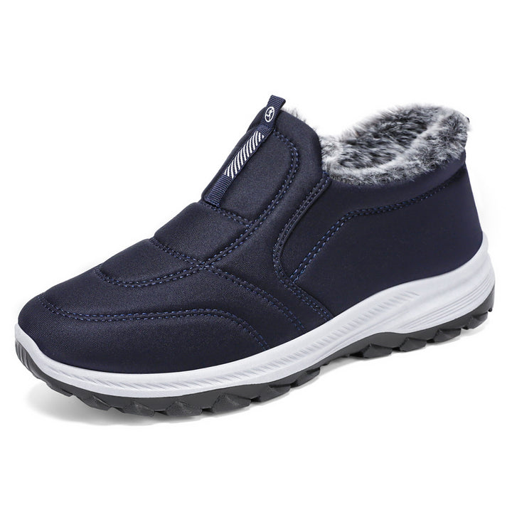 Padded men's winter boots, warm and comfortable