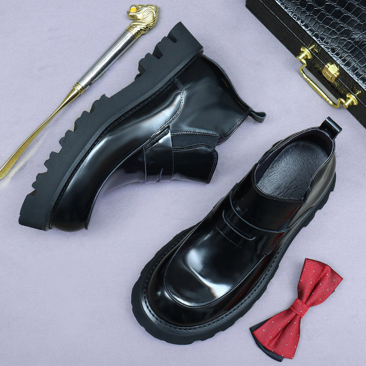Business-Chelsea-Boots made of smooth leather