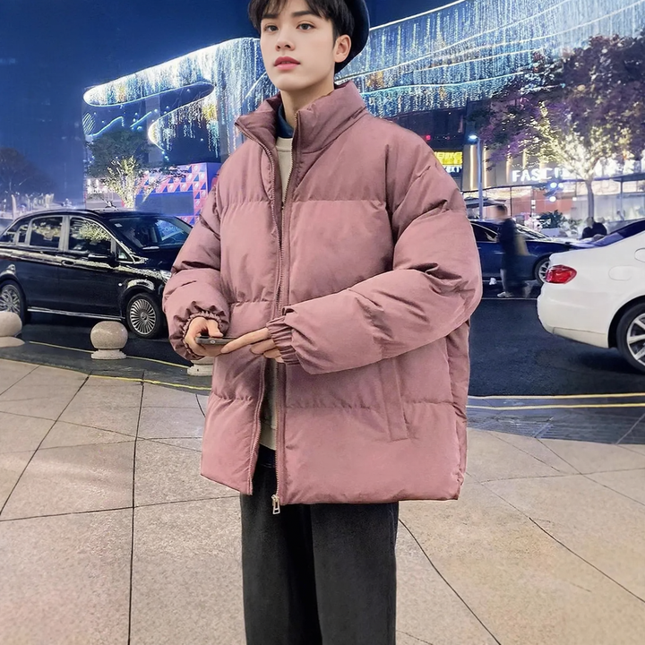 Padded men's jacket, sporty-casual