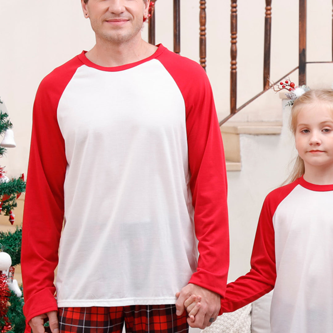 Family Pajama Set with Check Pattern