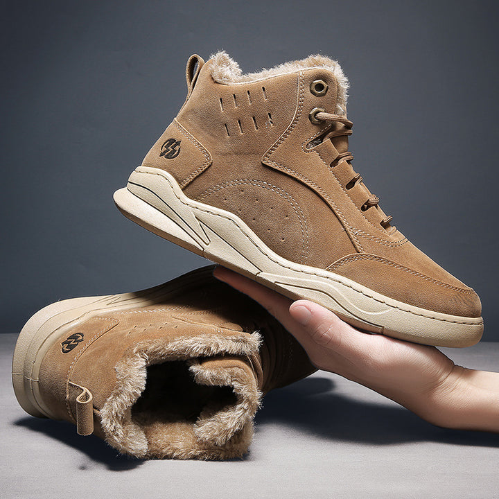 Padded Men's High-Top Casual Shoes