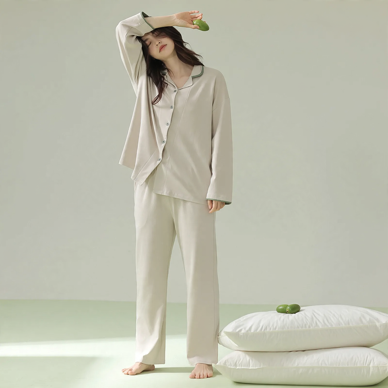 Cotton pajamas, antibacterial, for women and men