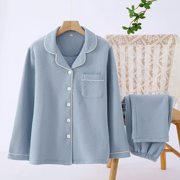 Pair-house suit made of air-layer material