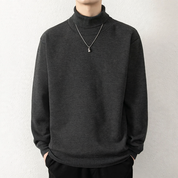 Men's Turtleneck Sweater, Lined, Winter