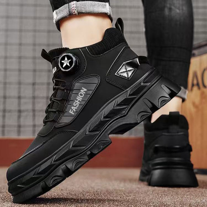 Warm men's winter boots in a casual style