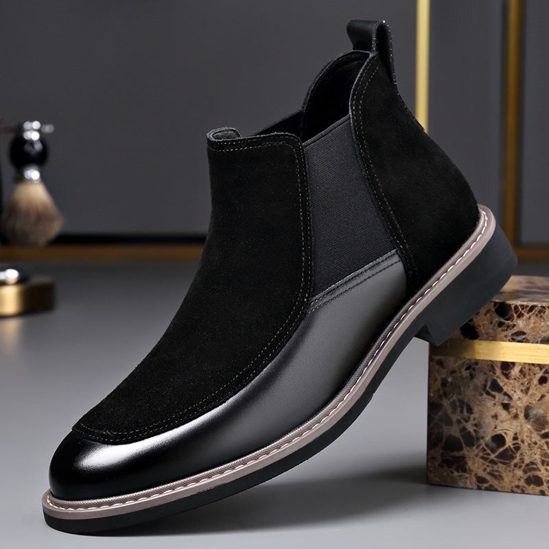 Men's Chelsea Boots, Suede Look, Lined