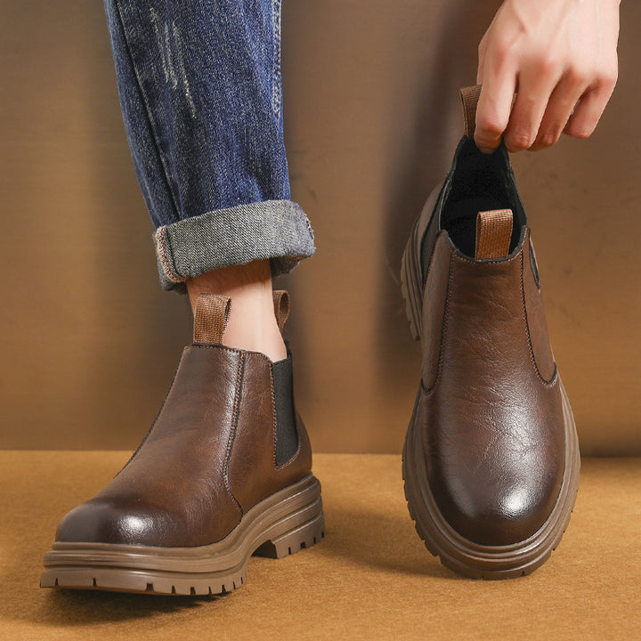 Men's Chelsea boots, classic and warming
