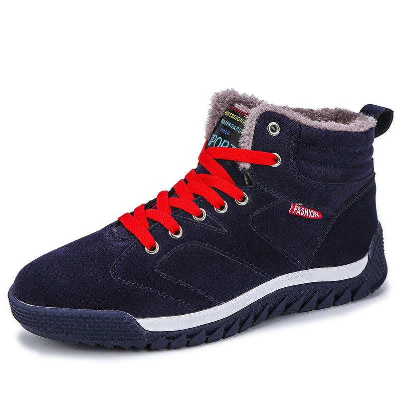 Men's winter boots, insulated, large sizes