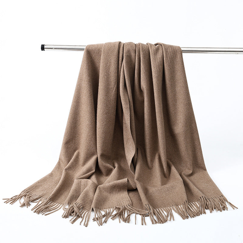 Elegant wool cashmere scarf for men and women