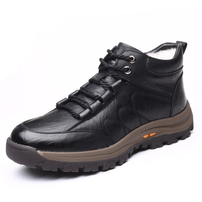 Men's outdoor boots, insulated, non-slip
