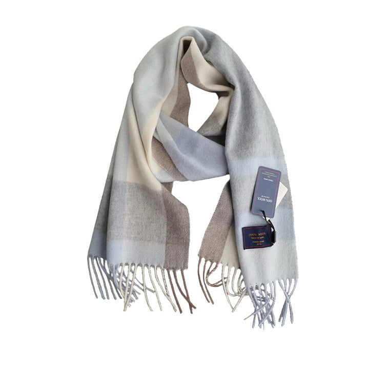 Classic Check Scarf made of 100% Australian Wool