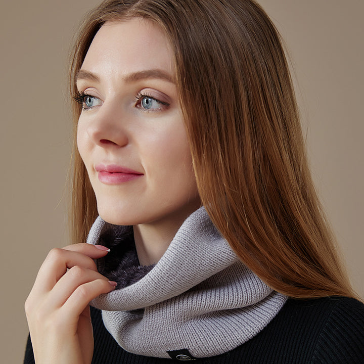 Knit Loop Scarf, solid color, for women and men