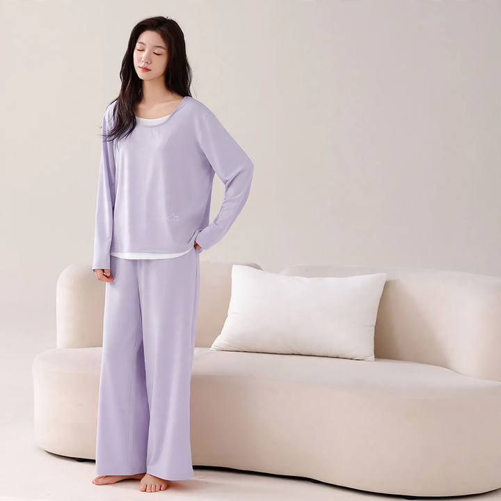 Women's Pajama Set, Modal Cotton, with Breast Padding