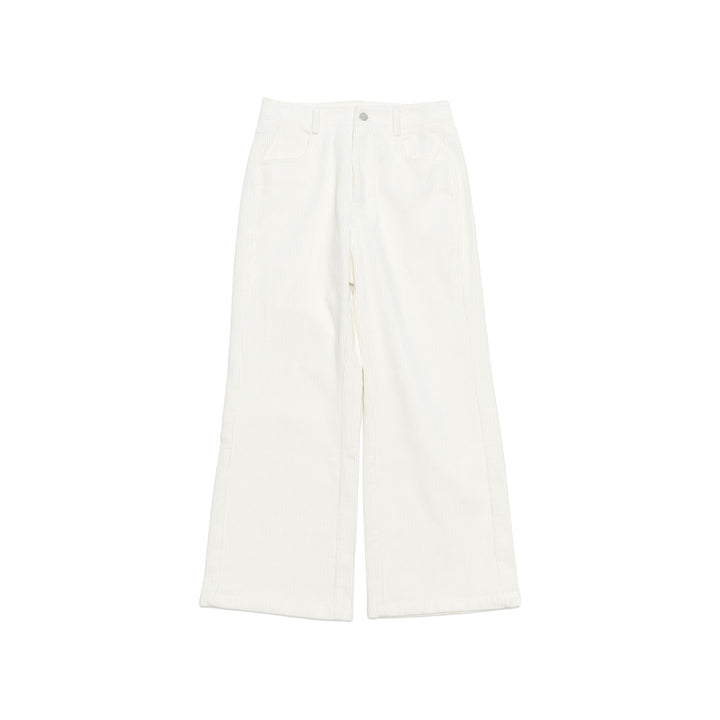 Women's corduroy pants, high-waisted, cotton, H63752