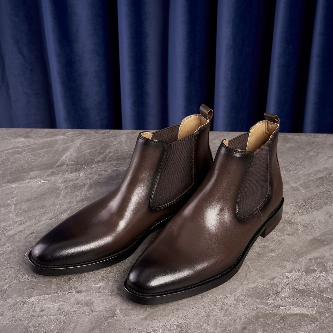 Men's Chelsea Boots made of Genuine Leather, Business-Casual