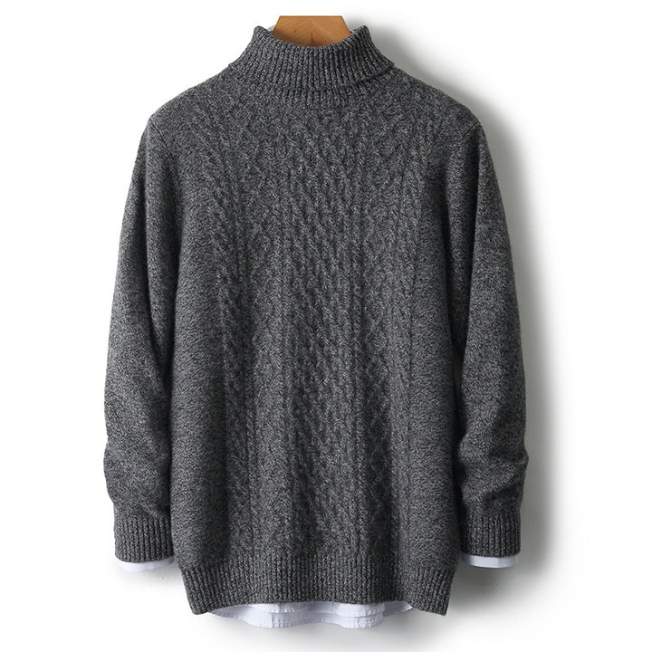 Warmer turtleneck sweater made of 100% merino wool