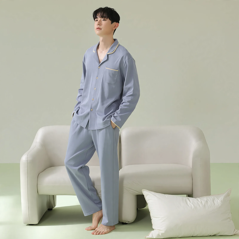 Cotton pajamas, antibacterial, for women and men