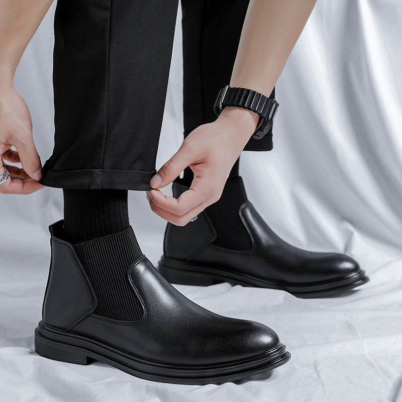 Men's Chelsea Boots 7511-R, mid-calf shaft