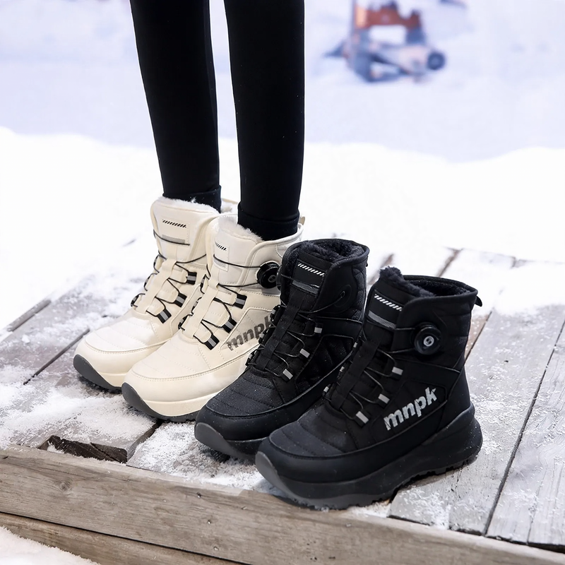 Padded winter boots for men and women