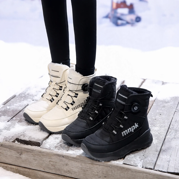 Padded winter boots for men and women