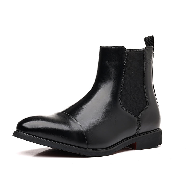 Elegant men's Chelsea boots, pointed