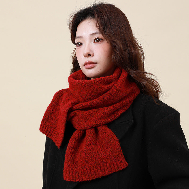 Women's scarf made of alpaca wool, 165x24cm