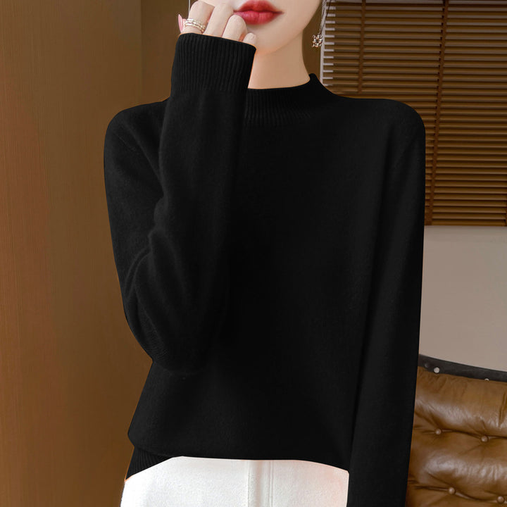 Women's wool sweater, seamless, 100% wool