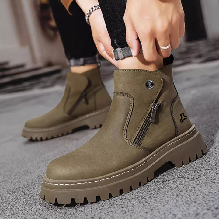 Men's work boots in British style