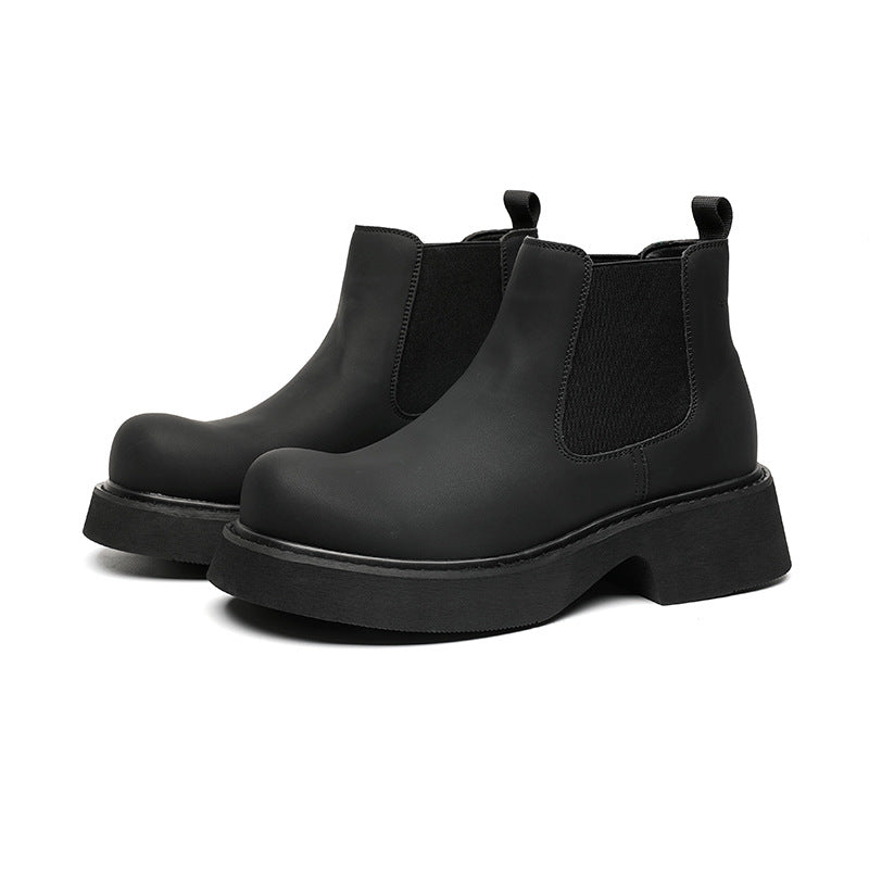 Men's Chelsea Boots 3177-R with Wedge Heel