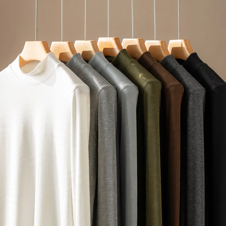 Women's Knit Under Shirt, Cashmere Blend, Various Collars