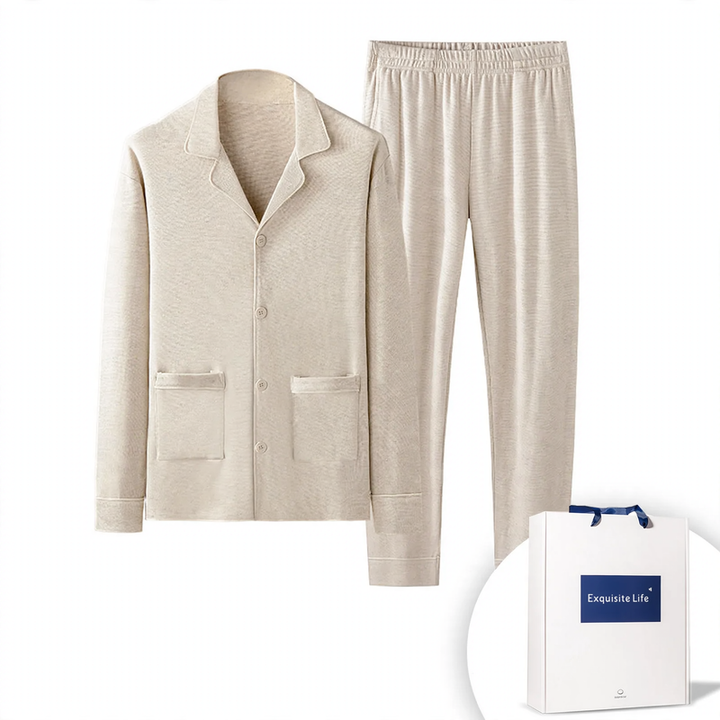 Luxurious men's tracksuit set, lined