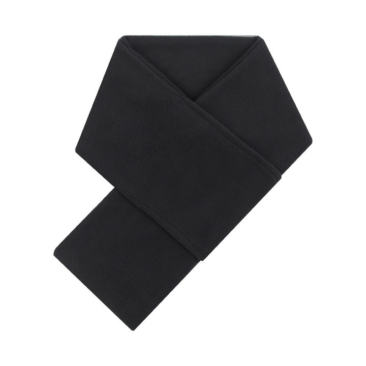 Warm fleece scarf for winter
