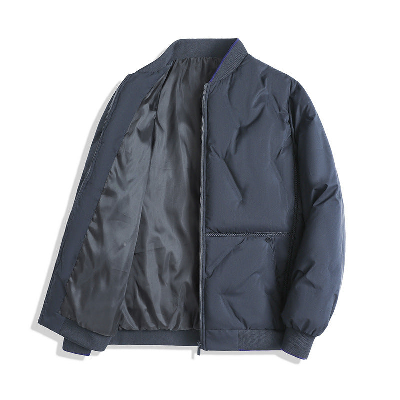 Men's winter jacket, insulated, reversible