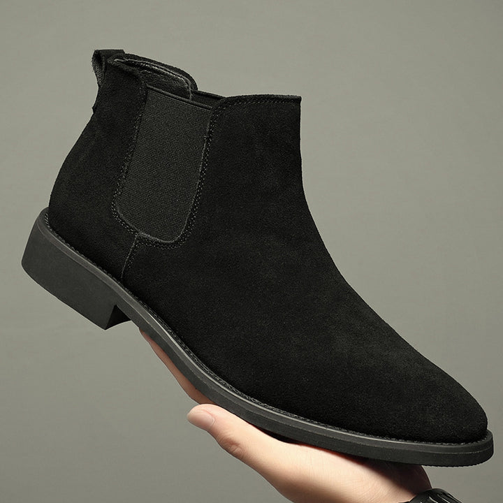 Men's Chelsea Boots, Suede Look, Pointed Toe