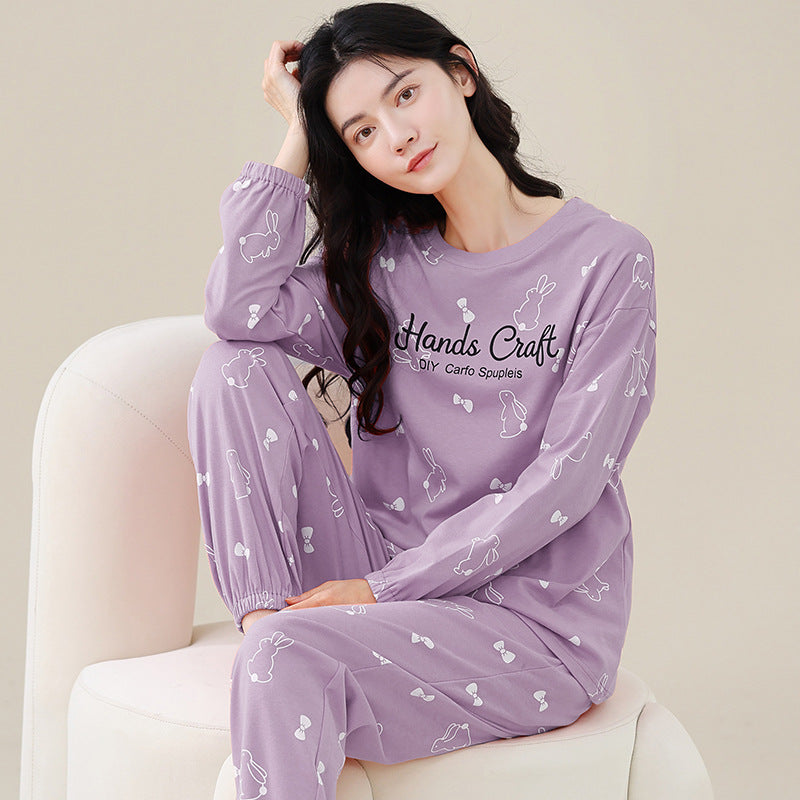 Reversible cotton pajamas, long sleeves