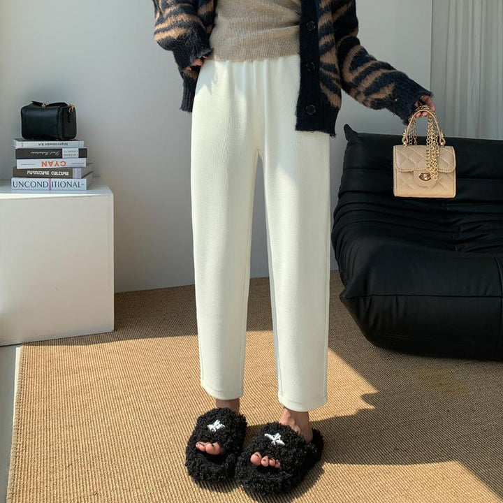 Women's cord pants, harem cut, various lengths