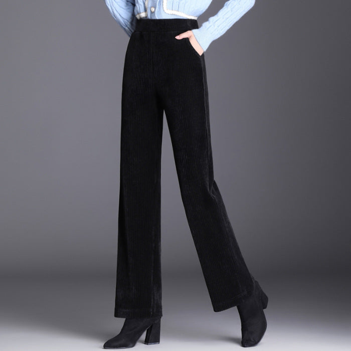 Chenille-Wide Pants, Cord-Optic, Autumn/Winter
