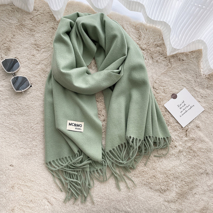 Long scarf made of cashmere imitation, 65x200 cm