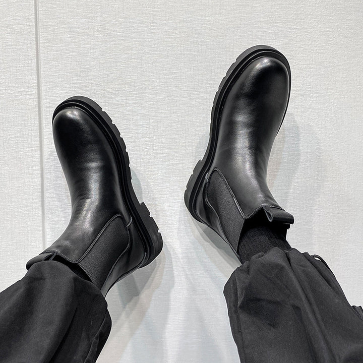 Men's Ankle Boots 6032, lined, Chelsea style