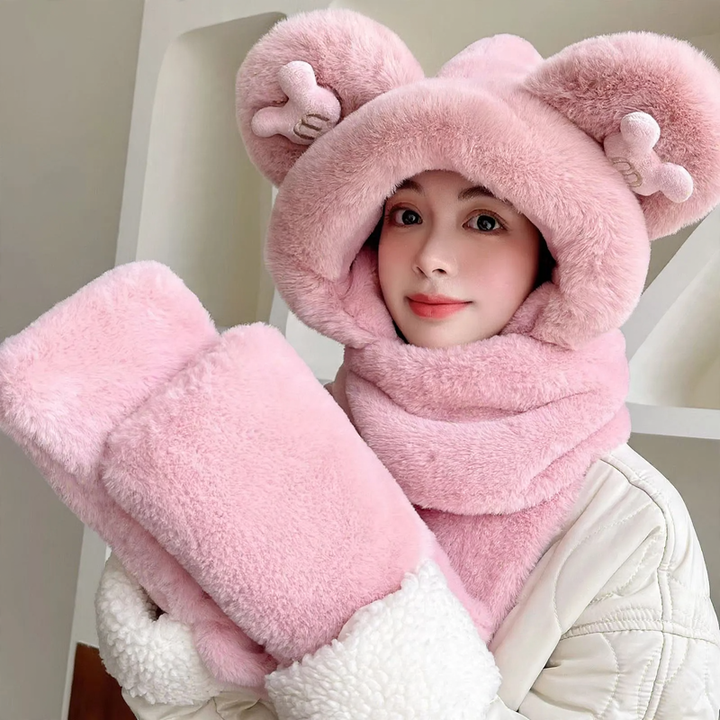 Winter Set: Beanie, Scarf and Gloves