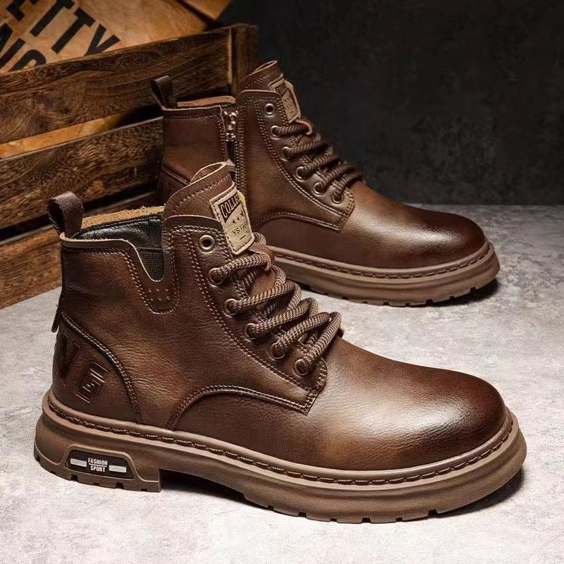 Men's casual style boots, breathable
